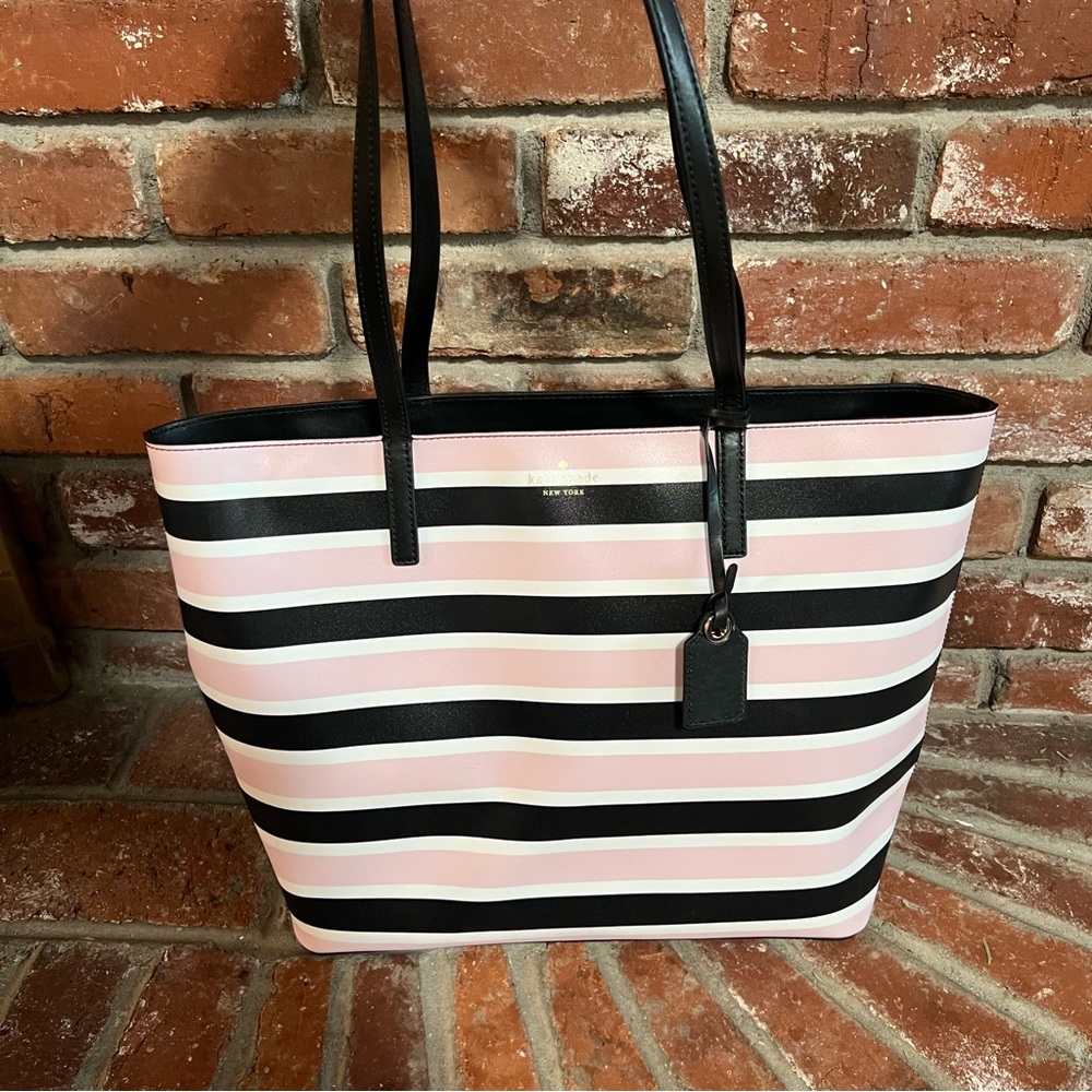 NWT Kate Spade Striped Tote